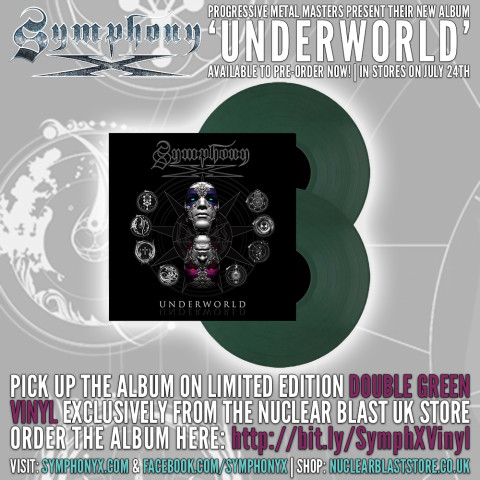 Symphony X Underworld_GREEN VINYL